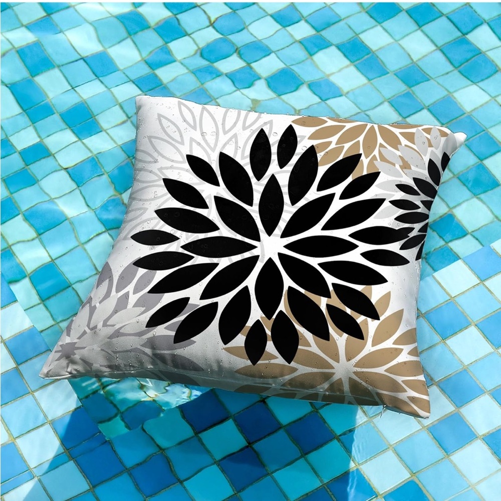 Floral accent office decor bed ,Pattern Pillow Covers (no inserts))